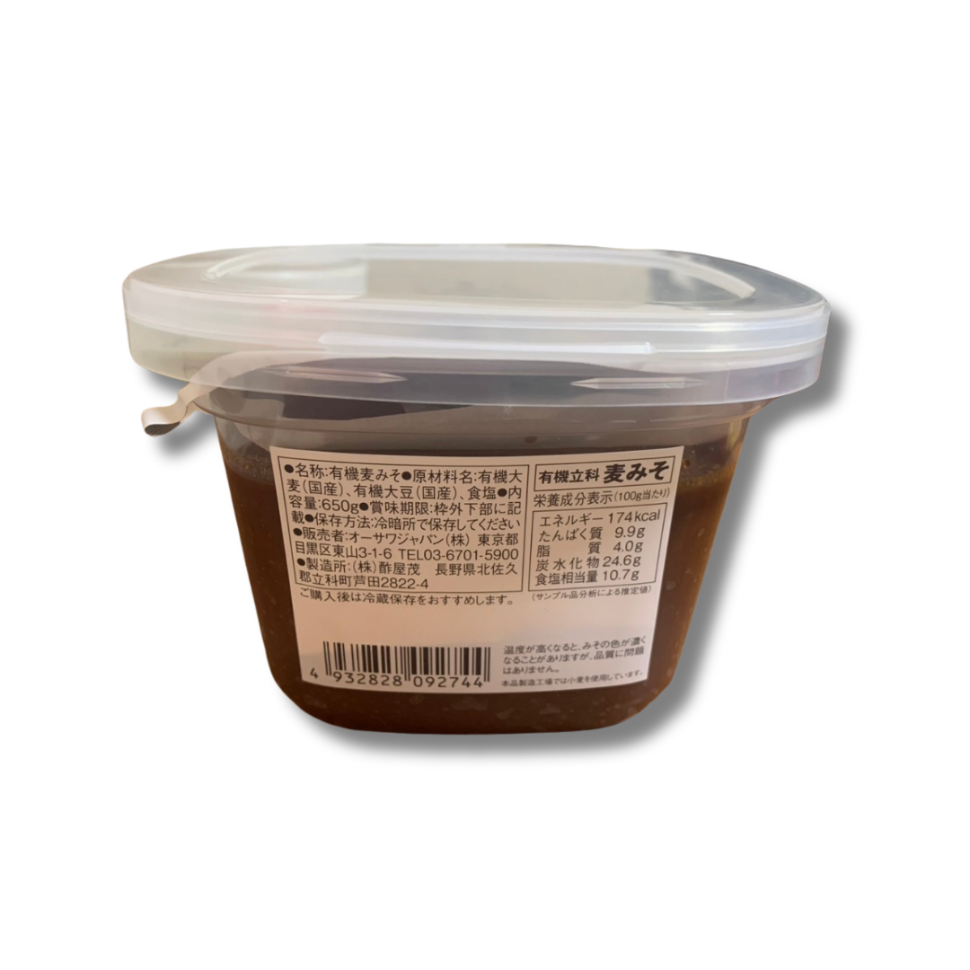 麦みそ 有機立科（650g）
